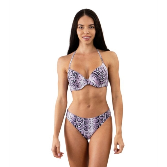 Animal Instinct Underwire Padded Push Up Top - Picture 1 of 2